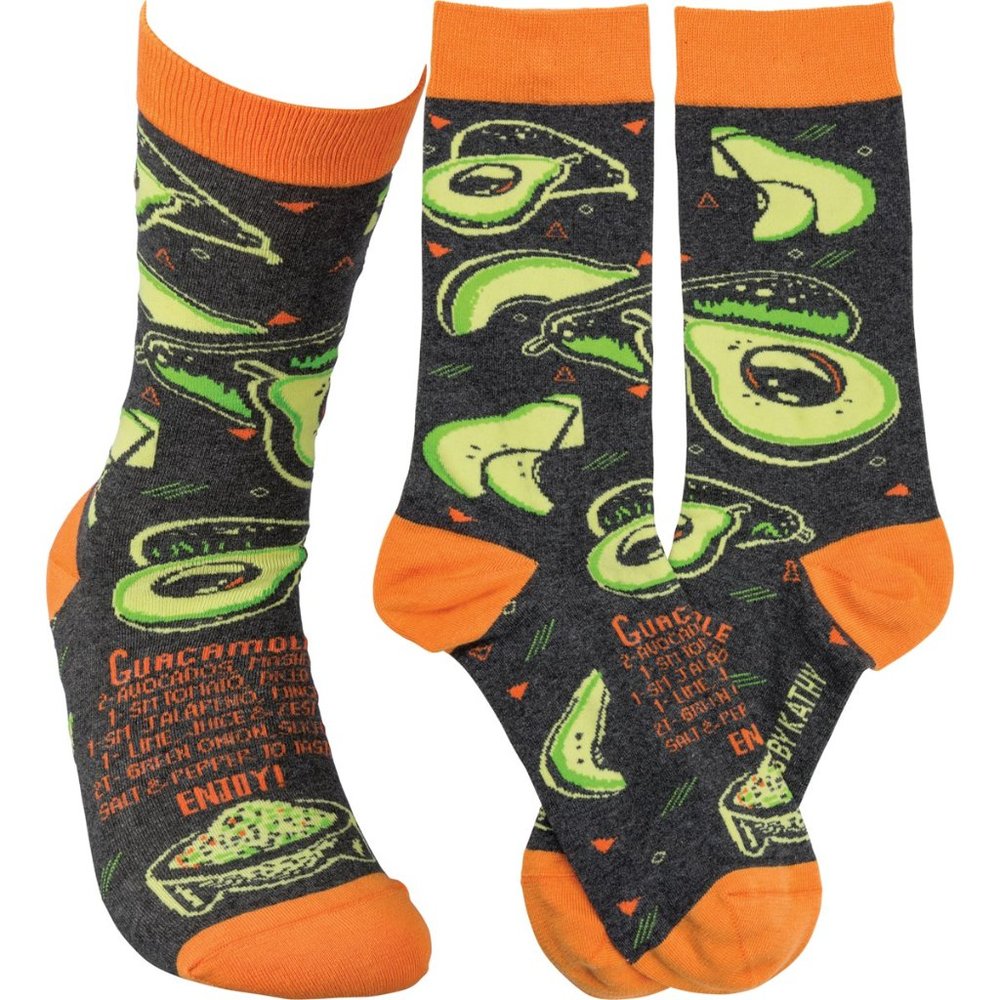 5/$20 Guacamole recipe socks